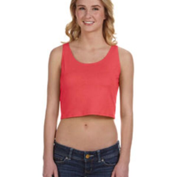Ladies' Poly-Cotton Crop Tank Thumbnail