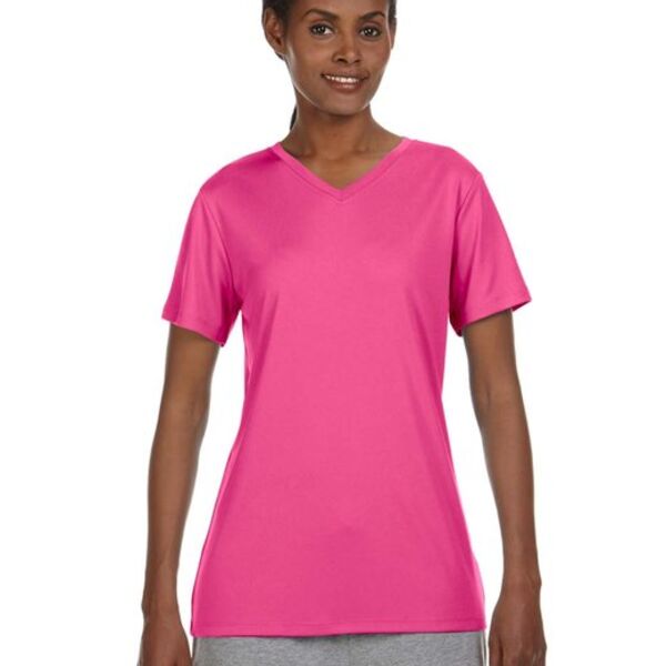 Ladies' Cool DRI® with FreshIQ V-Neck Performance T-Shirt Thumbnail