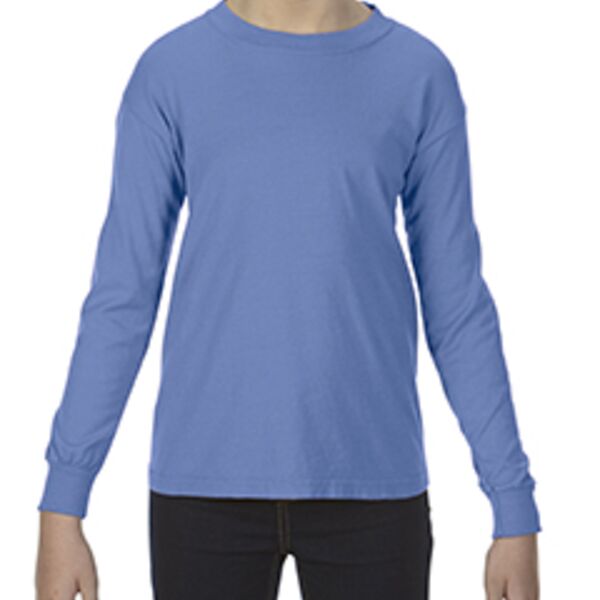 Youth Garment-Dyed Long-Sleeve T-Shirt Thumbnail