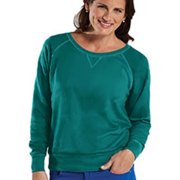 Ladies' French Terry Slouchy Pullover Thumbnail