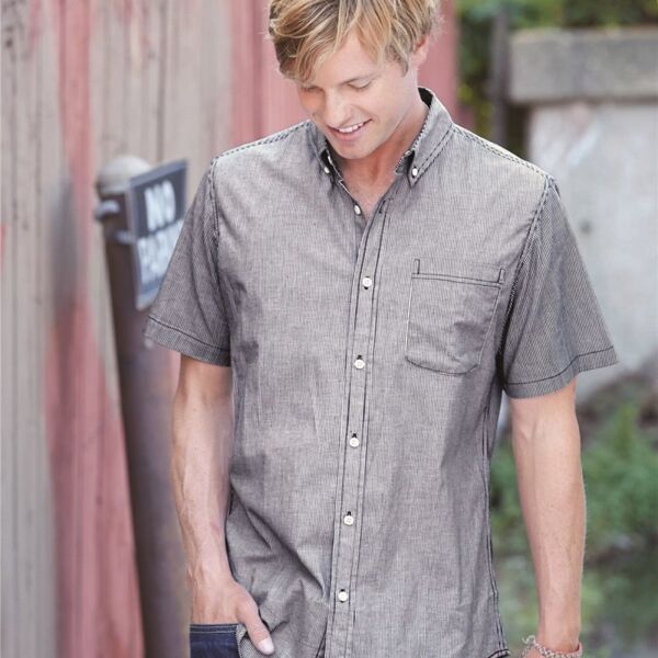 Stretch-Stripe Short Sleeve Shirt Thumbnail