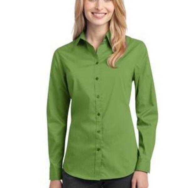 Ladies Stretch Poplin Shirt Thumbnail