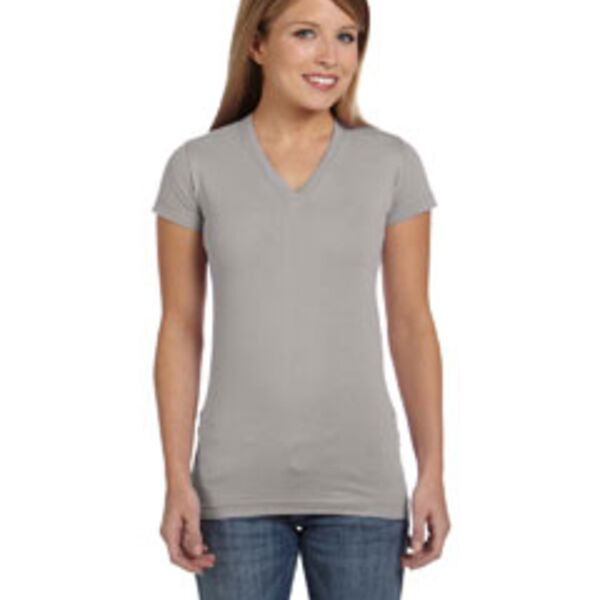 Ladies' Junior Fit V-Neck T-Shirt Thumbnail