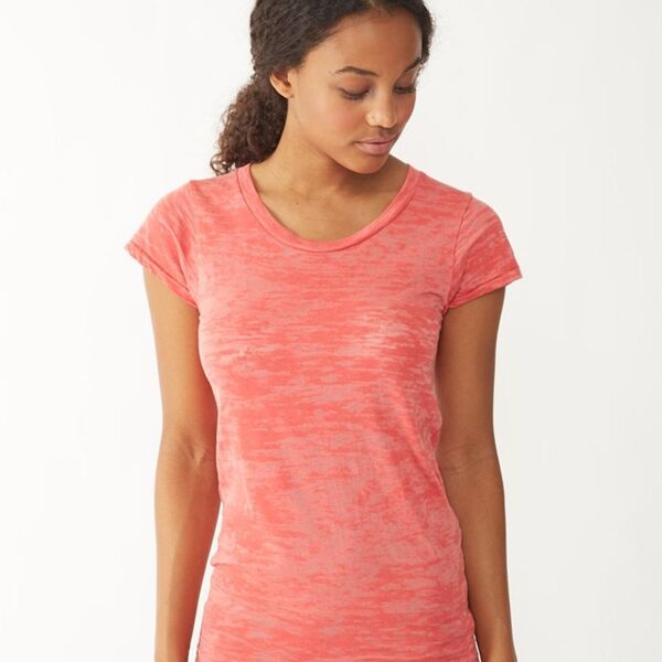 Women's Burnout Perfect Fit Crewneck T-Shirt Thumbnail