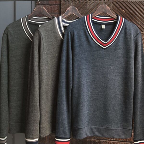 Eco Cashmere V-Neck Sweathshirt Thumbnail