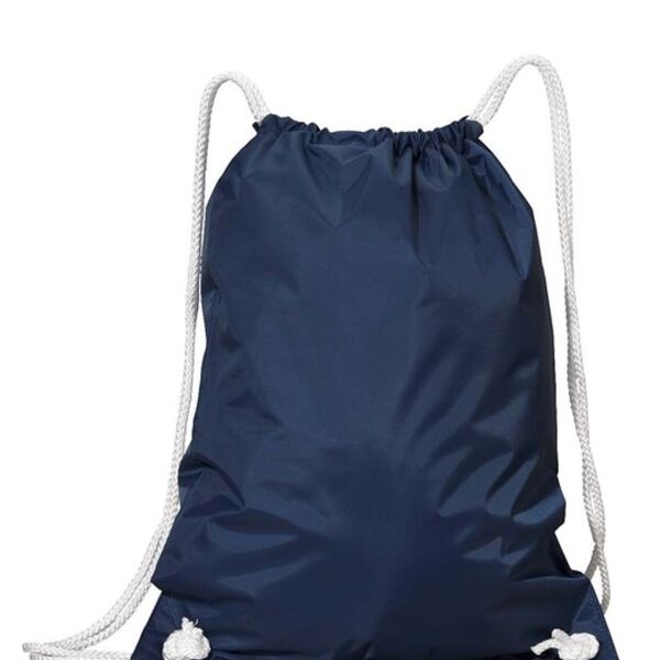 White Drawstring Backpack Thumbnail