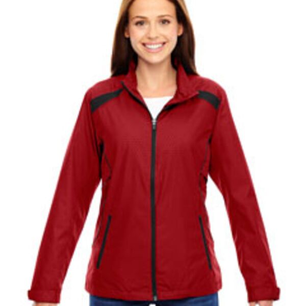 Ladies' Tempo Lightweight Recycled Polyester Jacket with Embossed Print Thumbnail