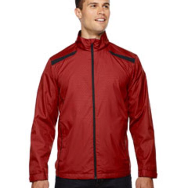 Men's Tempo Lightweight Recycled Polyester Jacket with Embossed Print Thumbnail
