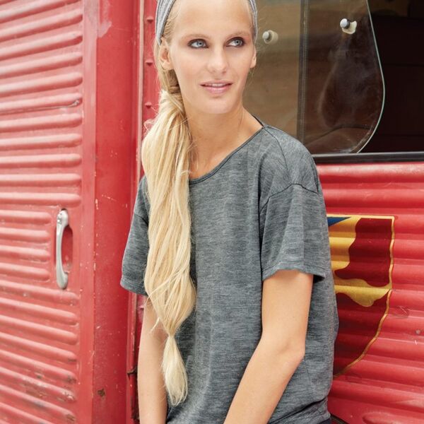 Women's Mélange Burnout The Pony T-Shirt Thumbnail