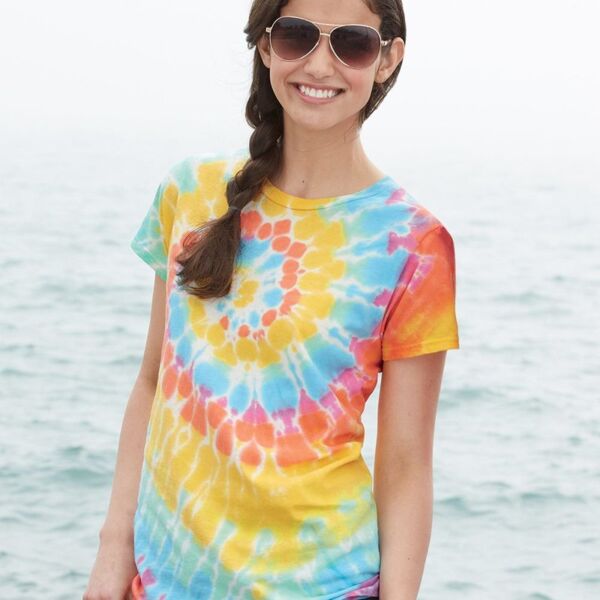 Women's 30s Ringspun Multi Pinwheel Tee Thumbnail
