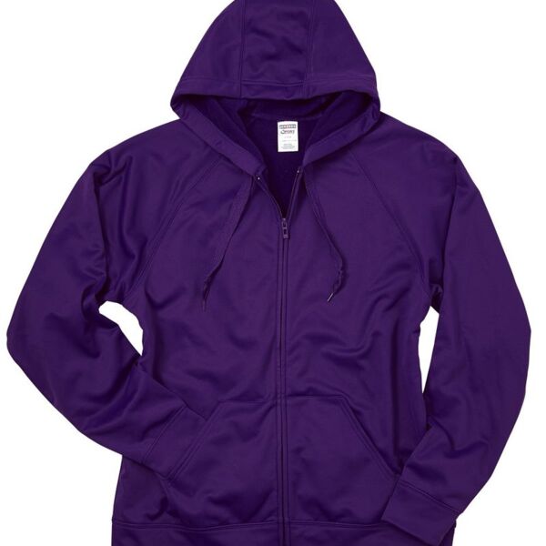 Dri-Power® Sport Hooded Full-Zip Sweatshirt Thumbnail