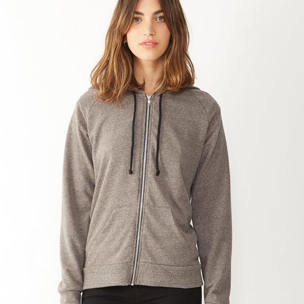 Women's Eco-Mock Twist Adrian Hooded Full-Zip Sweatshirt Thumbnail