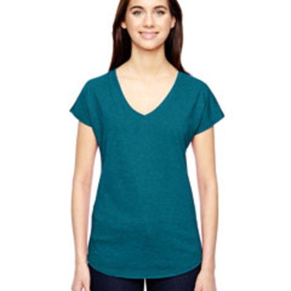 Ladies' Triblend V-Neck T-Shirt Thumbnail