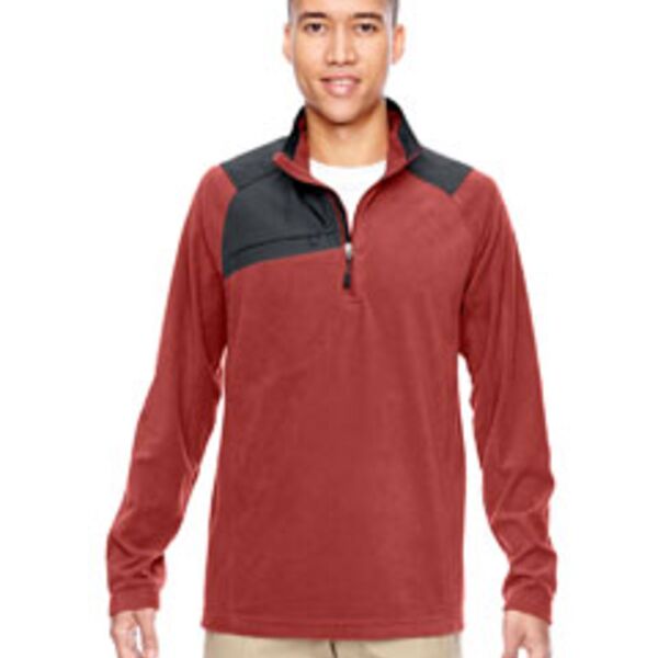 Adult Excursion Trail Fabric-Block Fleece Quarter-Zip Thumbnail