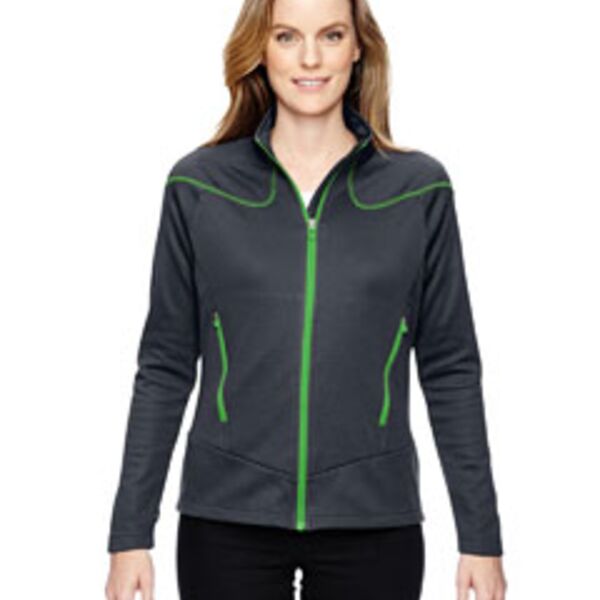 Ladies' Cadence Interactive Two-Tone Brush Back Jacket Thumbnail