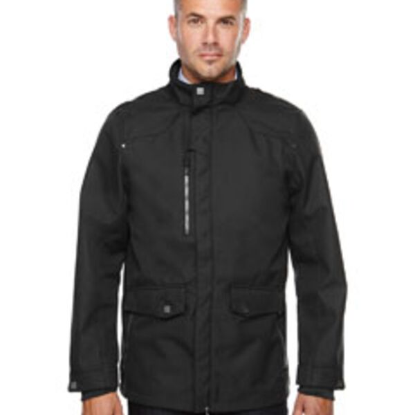 Men's Uptown Three-Layer Light Bonded City Textured Soft Shell Jacket Thumbnail