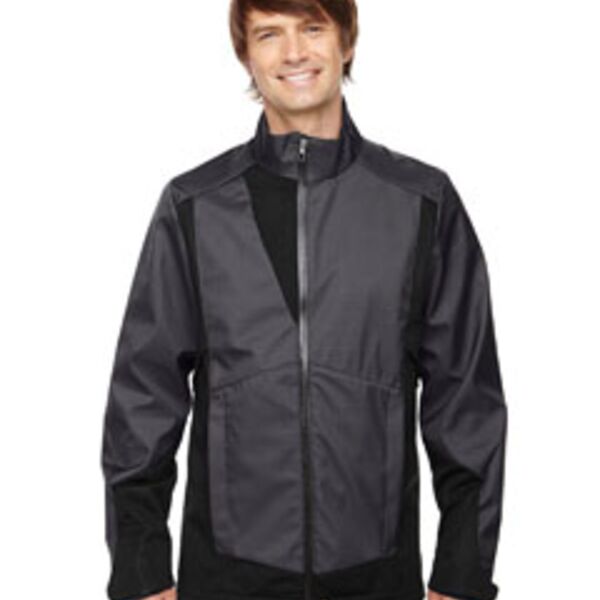 Men's Commute Three-Layer Light Bonded Two-Tone Soft Shell Jacket with Heat Reflect Technology Thumbnail