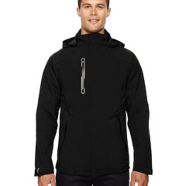 Men's Axis Soft Shell Jacket with Print Graphic Accents Thumbnail