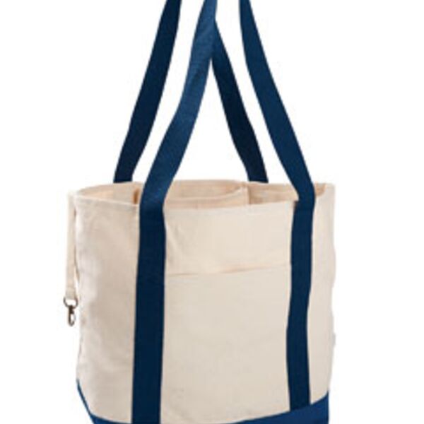 12 oz. Organic Cotton Canvas Boat Tote Bag Thumbnail
