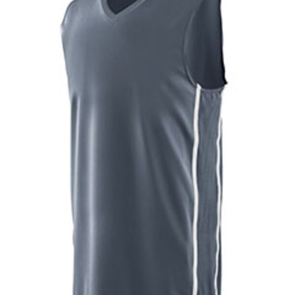 Youth Wicking Polyester Sleeveless Jersey with Mesh Inserts Thumbnail