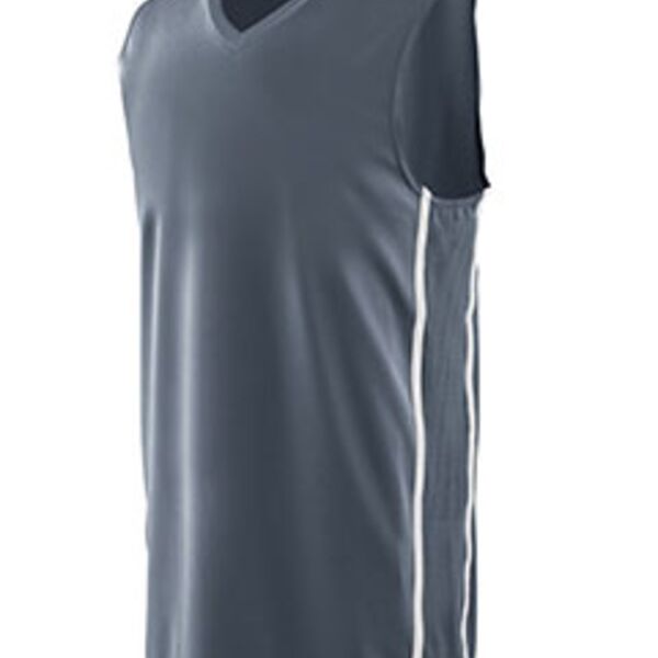 Adult Wicking Polyester Sleeveless Jersey with Mesh Inserts Thumbnail