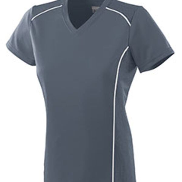 Girls Wicking Polyester Short-Sleeve T-Shirt Thumbnail