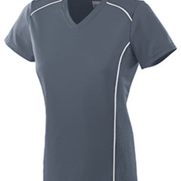 Ladies Wicking Polyester Short-Sleeve T-Shirt Thumbnail