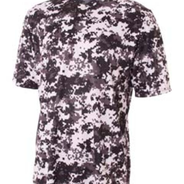 Youth Camo 2-Button Henley Shirt Thumbnail