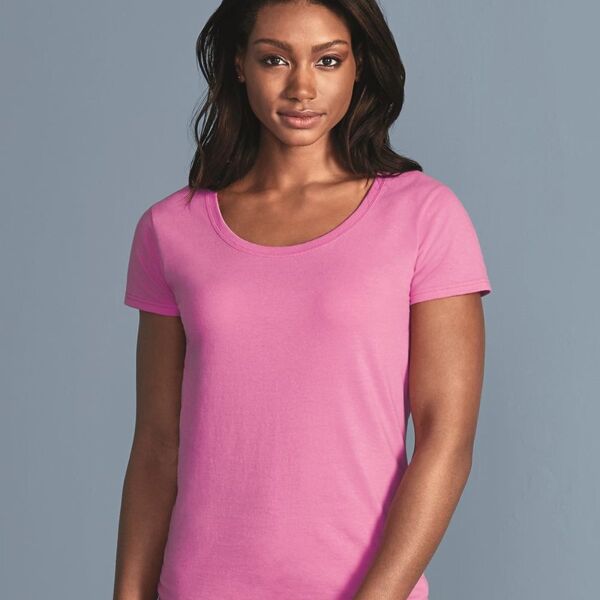 Softstyle® Women’s Deep Scoop Neck T-Shirt Thumbnail