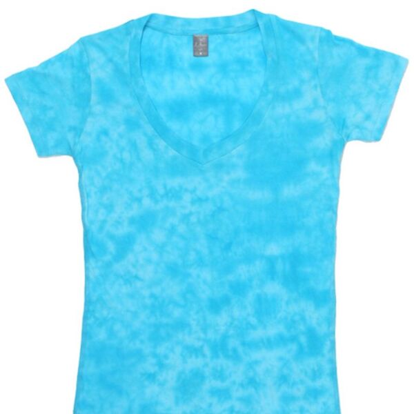 Caitlin Women's Tie-Dye V-Neck Tee Thumbnail