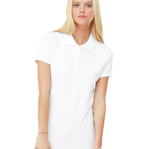 Women's Cotton Spandex Mini Piqué Sport Shirt Thumbnail