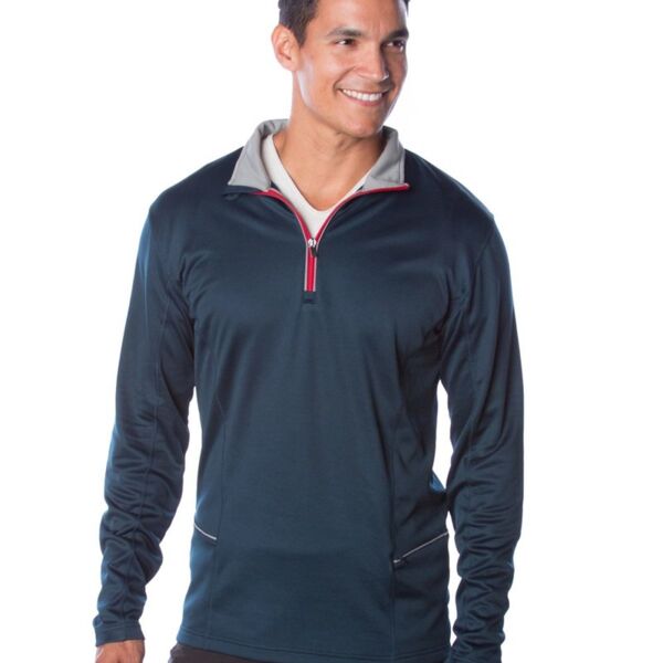 Lightweight Poly-Tech Quarter-Zip Cadet Thumbnail