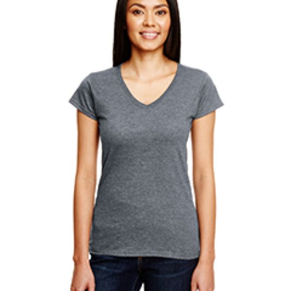 Ladies' Lightweight Fitted V-Neck T-Shirt Thumbnail