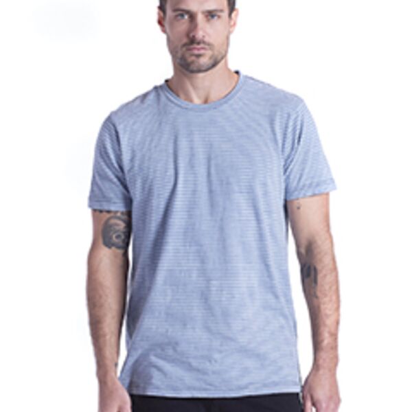 Men's 6 oz. True Indigo Striped Crew Thumbnail