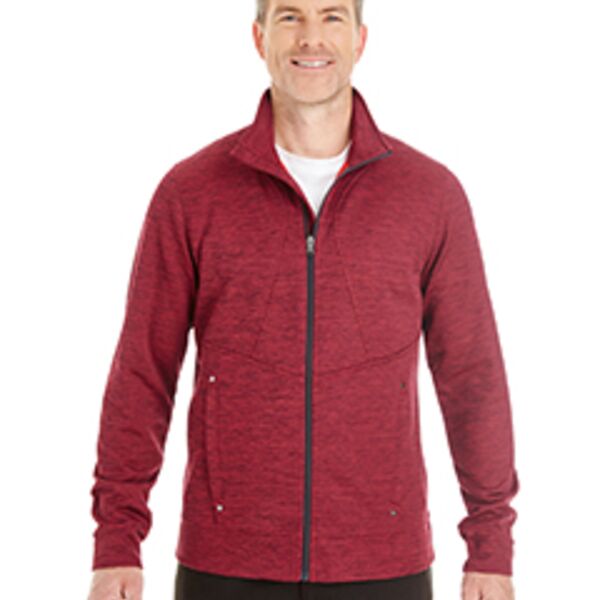 Men's Amplify Mélange Fleece Jacket Thumbnail