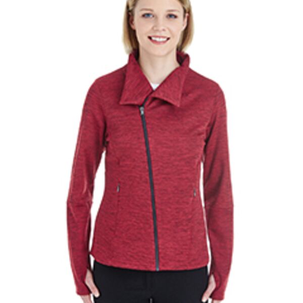 Ladies' Amplify Mélange Fleece Jacket Thumbnail