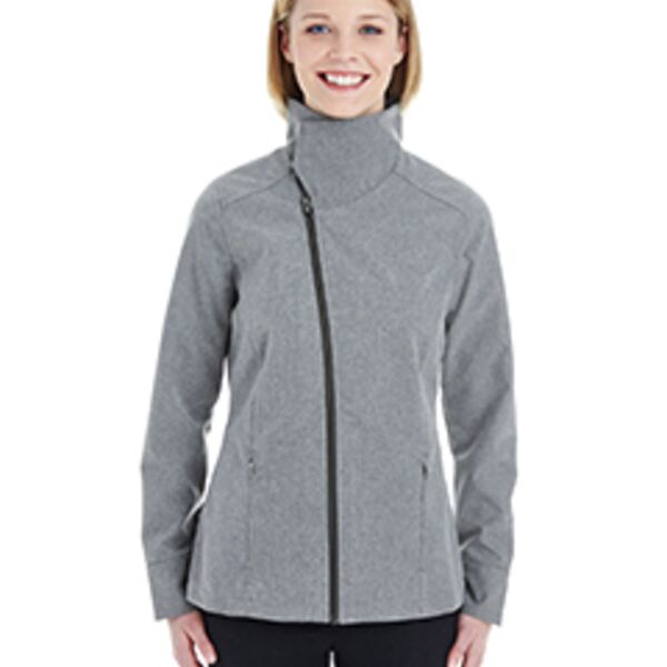 Ladies' Edge Soft Shell Jacket with Convertible Collar Thumbnail