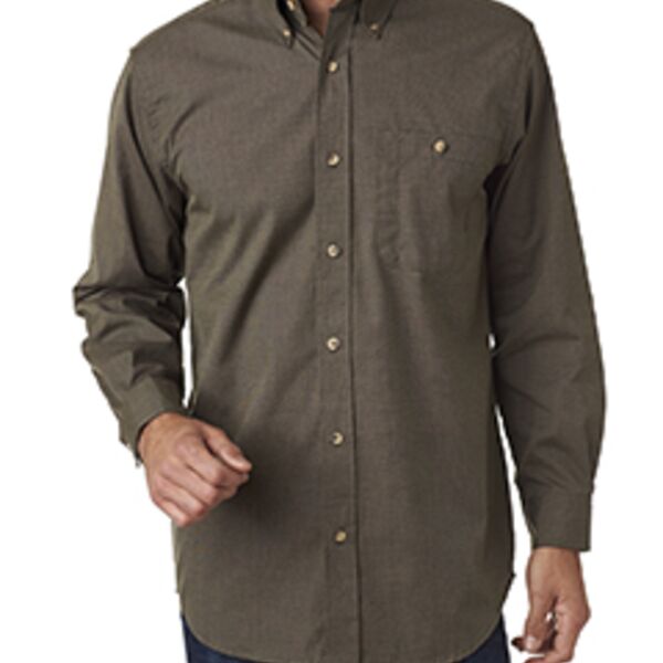 Men's Nailhead Long-Sleeve Woven Shirt Thumbnail