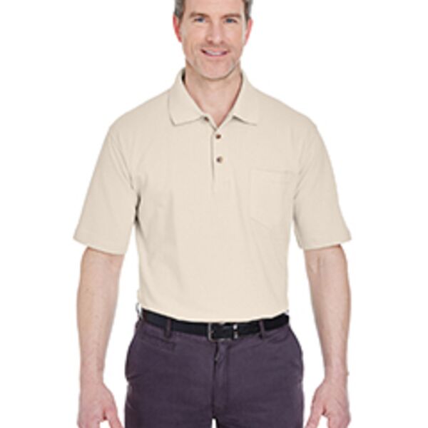 Adult Classic Piqué Polo with Pocket Thumbnail