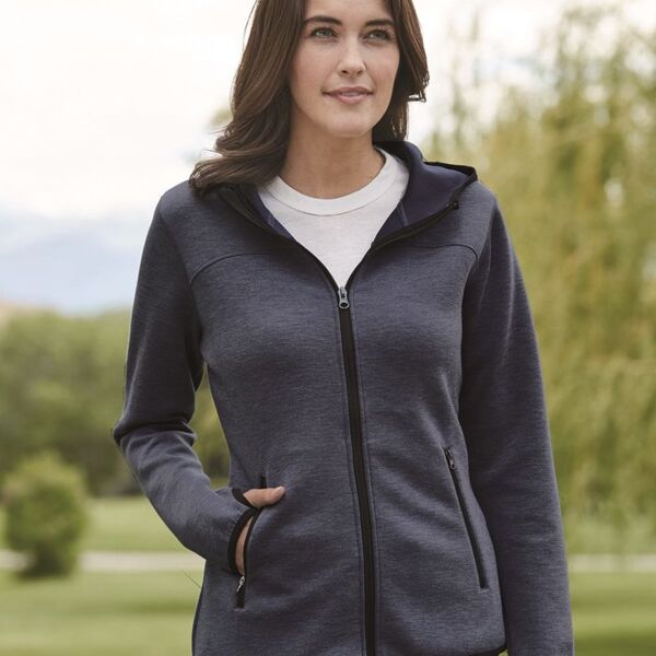 Heat Last Women's Fleece Tech Hooded Full-Zip Sweatshirt Thumbnail