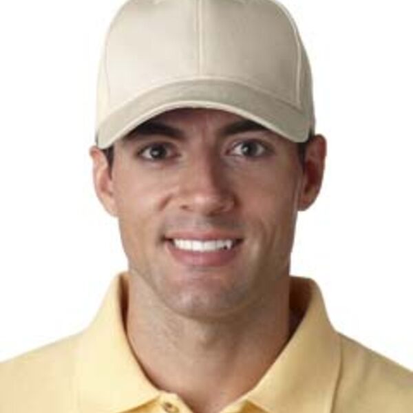 Adult Classic Cut Chino Cotton Twill Structured Cap Thumbnail