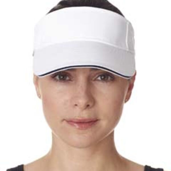 Adult Classic Cut Brushed Cotton Twill Sandwich Visor Thumbnail