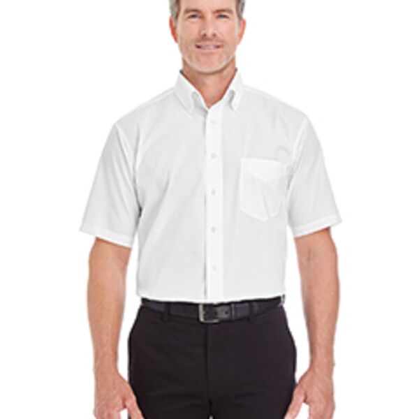 Men's Crown Woven Collection™ Solid Broadcloth Short-Sleeve Shirt Thumbnail