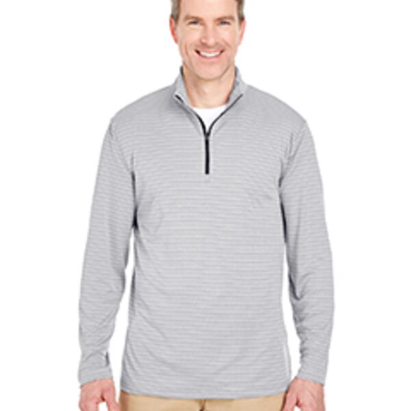 Adult Striped Quarter-Zip Pullover Thumbnail