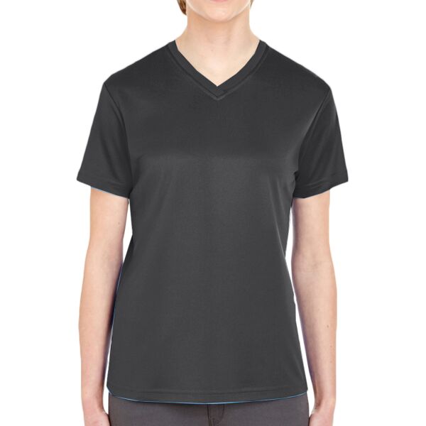 Ladies' Cool & Dry Sport V-Neck T-Shirt Thumbnail