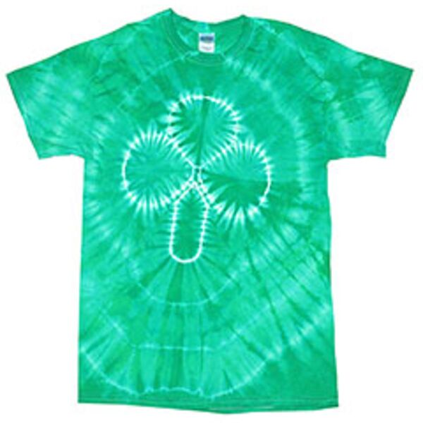 Adult Rainbow Pattern Tie-Dyed Tee Thumbnail