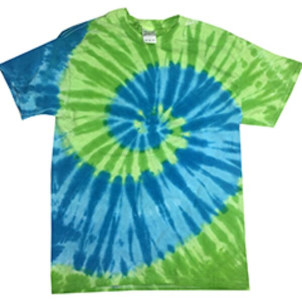Youth 5.4 oz., 100% Cotton Islands Tie-Dyed T-Shirt Thumbnail