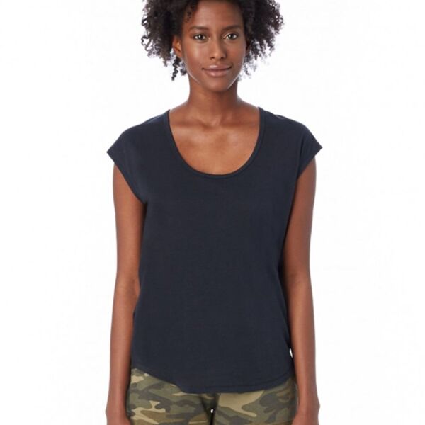 Melrose Organic Pima Cotton Scoop T-Shirt Thumbnail