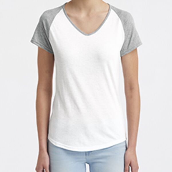 Ladies' Tri-Blend Raglan T-Shirt Thumbnail