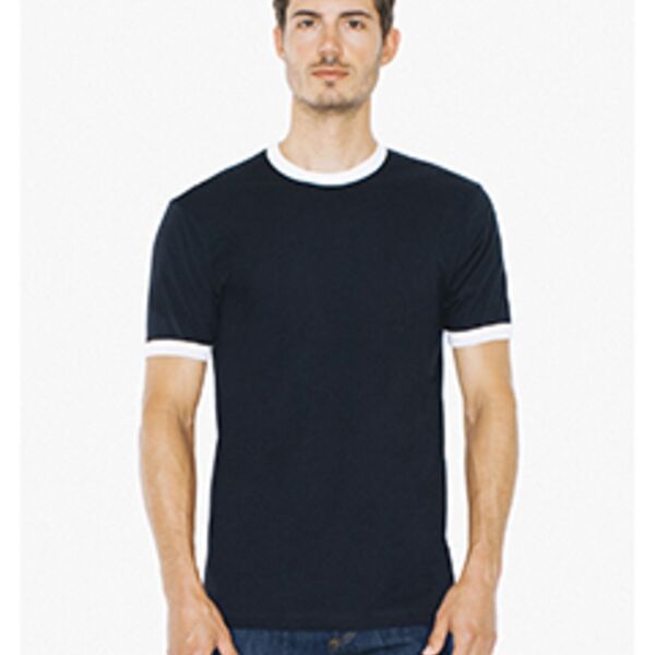 Unisex Fine Jersey Ringer T-Shirt Thumbnail